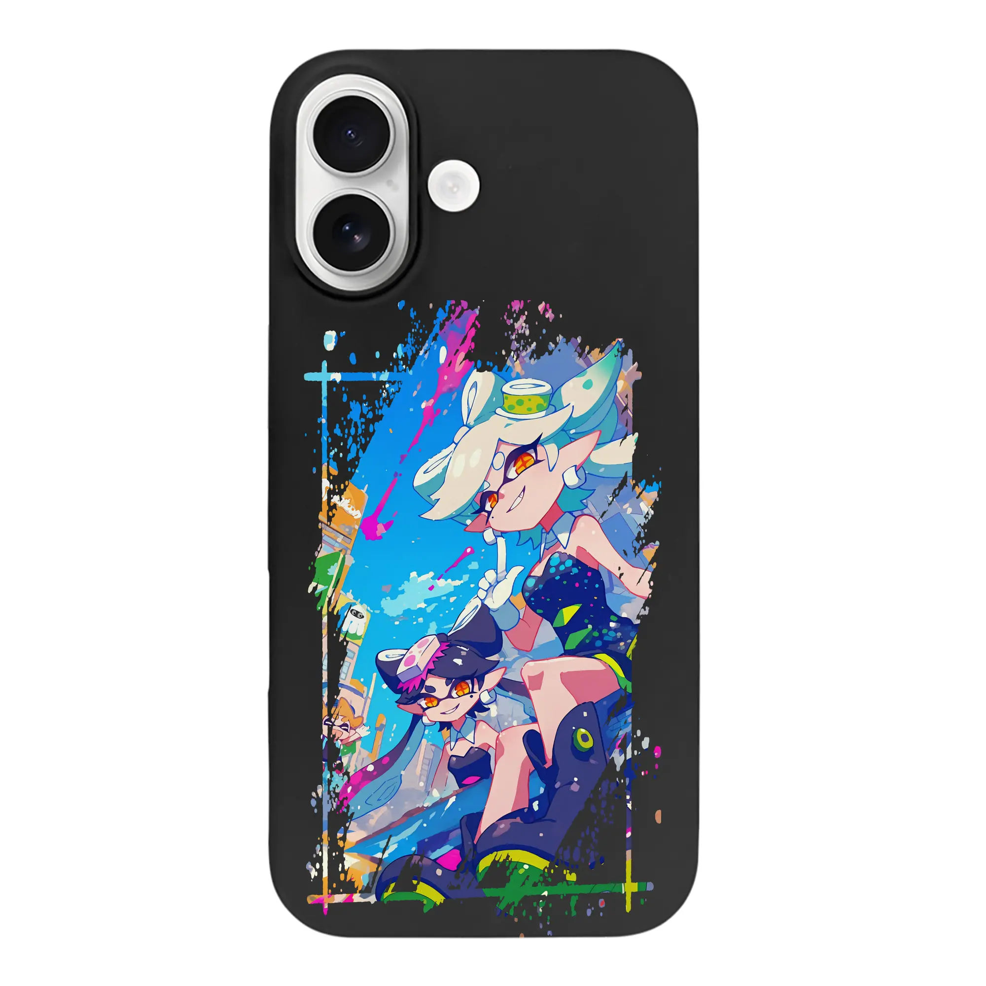 スプラトゥーン グッズ,シオカラーズ - iPhone 17 シリーズ シリコンケース 薄型 耐衝撃 指紋防止 ソフトタッチカバー 精密フィット 傷防止 保護ケース iPhone 17/17 Air/17 Pro/17 Pro Max 対応